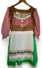 Tiroler dirndl maat XL, Carnaval, Maat 46/48 (XL) of groter, Ophalen of Verzenden, Zo goed als nieuw