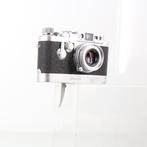 Leica IIIg met Leicavit winder en cla'd Elmar 1:2.8/50 lens, Verzenden, Compact, Leica
