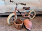 Verloretti Loopfiets Zalmroze + Rieten mand + Helm XS, Ophalen, Zo goed als nieuw, Minder dan 16 inch, Veloretti