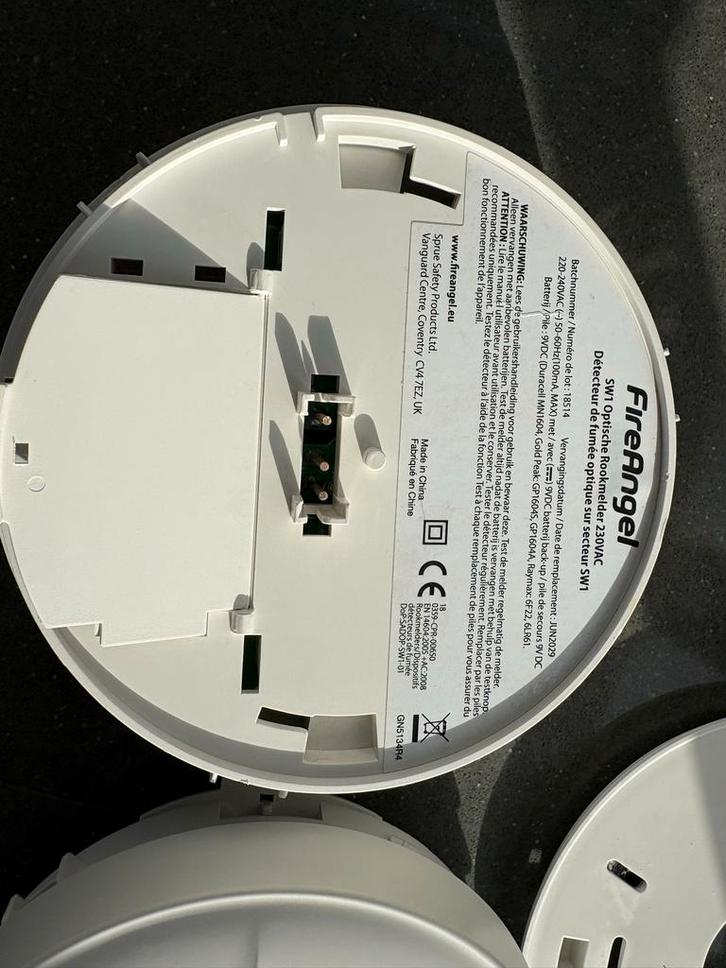 FireAngel Rookmelder, Doe-het-zelf en Verbouw, Alarmsystemen, Nieuw, Detector, Sensor of Melder, Rook, Ophalen