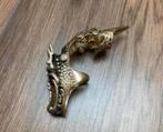 Gehele vinger ring draak, Ophalen of Verzenden, Zo goed als nieuw, Zilver, Dame of Heer