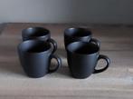 4 KOFFIE Kopjes zwart🙂, Ophalen of Verzenden, Nieuw, Overige stijlen, Kop(pen) en/of Schotel(s)
