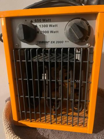 Eurom EK 2000 Kachel - 2000 Watt beschikbaar voor biedingen