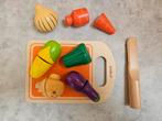 Joueco Houten Groenten Snijset, speelkeuken, spelend leren, Ophalen of Verzenden, Bouwen