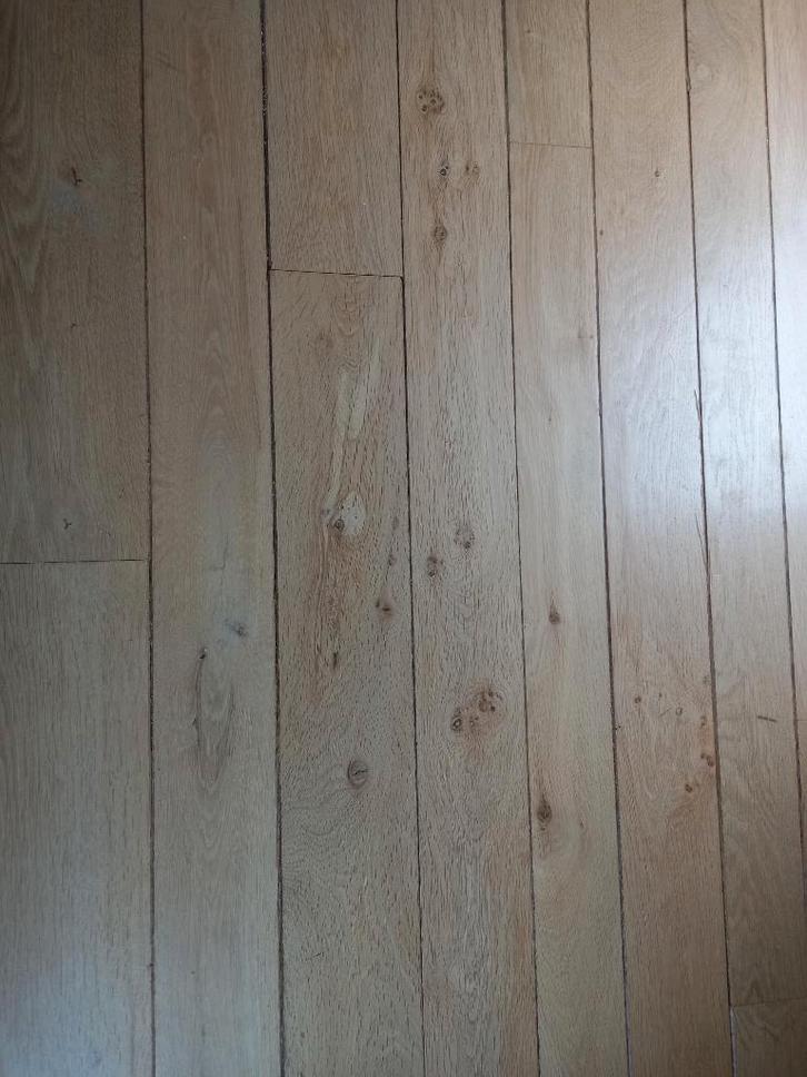 Eikenhoutenvloer, Doe-het-zelf en Verbouw, Vloerdelen en Plavuizen, Gebruikt, Laminaat, Hout, 50 tot 150 cm, 10 tot 30 cm, 10 m² of meer