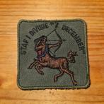 Borstembleem Staf 1e divisie "7 december"., Verzamelen, Ophalen of Verzenden, Landmacht, Nederland, Embleem of Badge