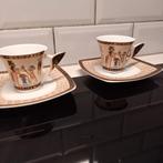 Fathi Mahmoud 2 kop en schotels zgan, Ophalen of Verzenden, Zo goed als nieuw, Overige stijlen, Kop(pen) en/of Schotel(s)