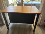 Ikea Keukeneiland Zwart/Eiken, Ophalen, 100 tot 150 cm, 75 cm of meer, Zo goed als nieuw
