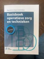 Basisboek operatieve zorg en technieken, Ophalen of Verzenden, Zo goed als nieuw, Vakgebied of Industrie