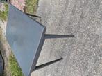 retro vintage metalen tafel of bureau. GISPEN?, Ophalen, Gebruikt, Rechthoekig, Metaal of Aluminium