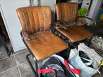 Eleonora Alex cognac, Huis en Inrichting, Stoelen, Ophalen, Bruin, Leer, Zo goed als nieuw