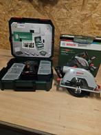 Bosch boormachine en cirkelzaag, Doe-het-zelf en Verbouw, Gereedschap | Zaagmachines, Ophalen, Cirkelzaag, Zo goed als nieuw, 1200 watt of meer