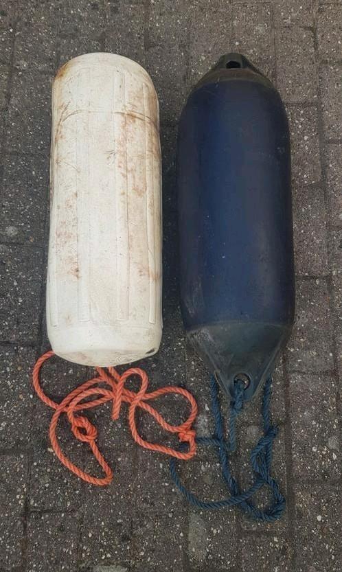 2 grote noorweegse fenders stootwillen 60 en 70cm, Watersport en Boten, Bootonderdelen, Zo goed als nieuw, Ankeren en Afmeren