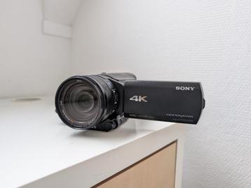 Sony FDR AX100e pro camcorder 4k video camera handycam beschikbaar voor biedingen