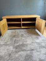 Blank eiken tv meubel, Huis en Inrichting, Ophalen, 100 tot 150 cm, Eikenhout, Zo goed als nieuw
