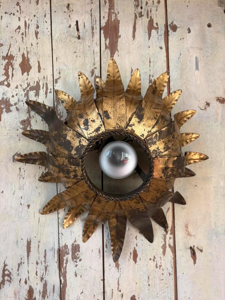 Oude lampenkap Hollywood regency, Antiek en Kunst, Antiek | Lampen, Ophalen of Verzenden