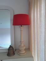 Schemerlamp Brocante, Huis en Inrichting, Ophalen of Verzenden, Zo goed als nieuw, Hout, 75 cm of meer
