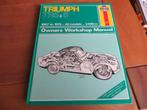 Haynes workshop manual Triumph TR5, Triumph TR6 1967-1975, Ophalen of Verzenden