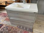 badkamer meubel compleet met wastafel en kraan, Huis en Inrichting, Badkamer | Badkamermeubels, Ophalen, 100 tot 150 cm, Zo goed als nieuw