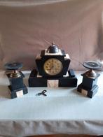 Art Deco Klokkenstel (schouwgarnituur), Ophalen