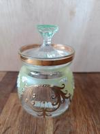 Moser Kristal Suikerpotje met Gouden Details, Ophalen of Verzenden