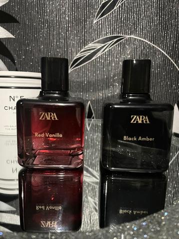 Zara parfums Red Vanilla & Black Amber 100ml + mini versie beschikbaar voor biedingen