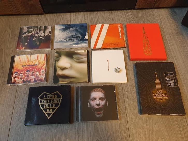Complete Rammstein Collectie inclusief Speldje, Cd's en Dvd's, Cd's | Hardrock en Metal, Gebruikt, Ophalen of Verzenden