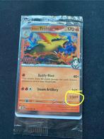 STAFF Prerelease (Sealed pack van 4) Destined Rivals Promos, Ophalen of Verzenden, Zo goed als nieuw, Meerdere kaarten, Foil