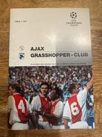 Ajax - Grasshopper programmaboekje 1995, Verzamelen, Ophalen of Verzenden, Zo goed als nieuw, Ajax, Boek of Tijdschrift