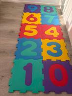 Foam cijfer puzzel, Kinderen en Baby's, Ophalen of Verzenden, 10 tot 50 stukjes, Gebruikt, 2 tot 4 jaar
