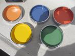 Space Age Metal and Melamin Utility Tray Bowls, 1960s, Set 5, Ophalen of Verzenden, Huis en Inrichting