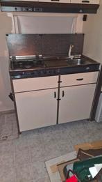 Hobby Caravan Keukenblok - Koelkast, Gasfornuis, Spoelbak, Caravans en Kamperen, Caravan accessoires, Ophalen, Gebruikt