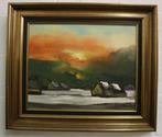 Paul PERMEKE, zonsondergang, Ophalen of Verzenden