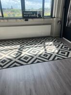 Kleed ikea 2x3 grafisch patroon zwart/wit, Ophalen, Gebruikt, Wit, Rechthoekig