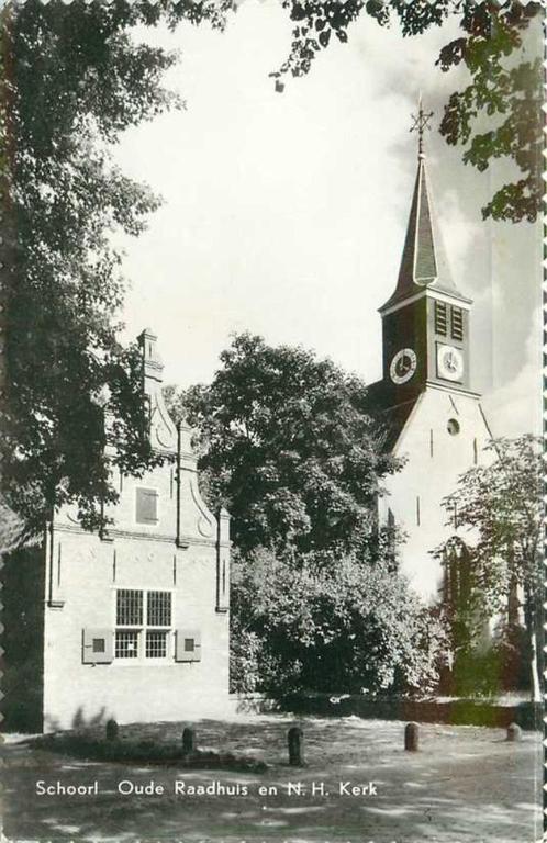 (380-279-009) Schoorl Oude Raadhuis, Verzamelen, Ansichtkaarten | Nederland, Noord-Holland, Verzenden