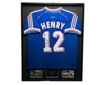 Thierry Henry Frankrijk 1998 gesigneerd ingelijst shirt, Buitenlandse clubs, Soccersignings.nl, Shirt, Nieuw