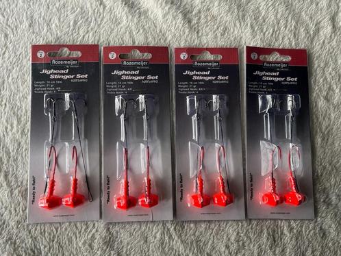 adv 163 / NIEUW set 4 blisters jighead stinger set 's 21 gr, Watersport en Boten, Hengelsport | Roofvissen, Nieuw, Haak, Ophalen of Verzenden
