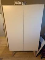 Kidsmill Sixties Kledingkast 2-deurs - Wit/Naturel, Ophalen, Gebruikt, Kast, 50 tot 70 cm