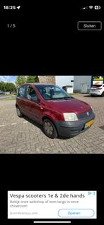 Fiat Panda 1.1 2005 Rood AIRCO!! Geen stuurbekrachtiging., Auto's, Fiat, Voorwielaandrijving, Stof, 54 pk, Origineel Nederlands