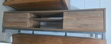 Tv meubel houtlook 