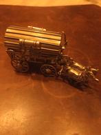 Zilveren Miniatuur voorwerpen, oa Huifkar met paarden ea., Ophalen