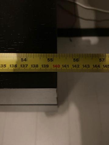 Zwart ikea Malm bureau - afbeelding 3