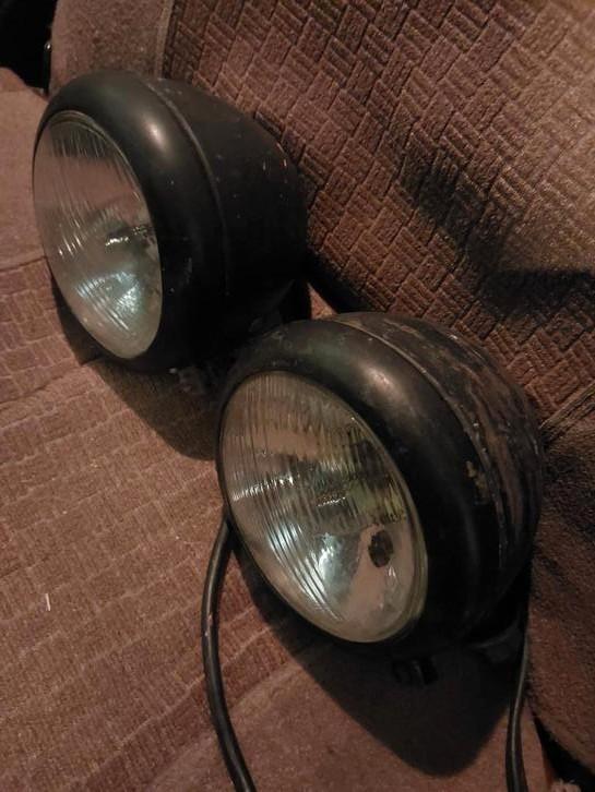 oldtimer tractorlampen  HELLA  koplampen, Huis en Inrichting, Lampen | Spots, Zo goed als nieuw, Metaal of Aluminium, Ophalen of Verzenden