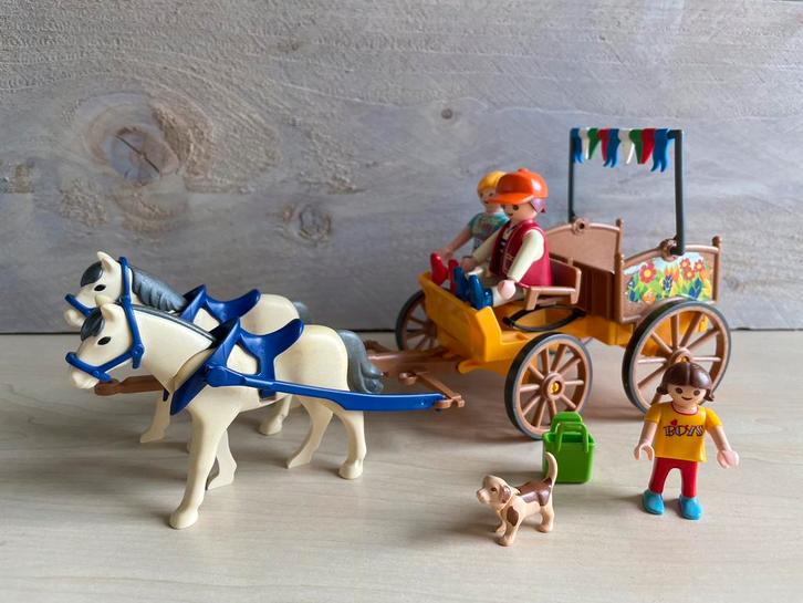 Playmobil 4186 paardenkoets, Kinderen en Baby's, Speelgoed | Playmobil, Gebruikt, Ophalen of Verzenden