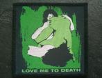 Type O Negative mooie  love me to death printed patch t95, Verzenden, Nieuw, Kleding