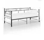 uitschuifbaar bed, 160 cm, Gebruikt, Ophalen of Verzenden, Metaal