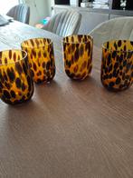 4 cheetahs windlichtjes, Ophalen, Zo goed als nieuw, Overige materialen, Minder dan 25 cm