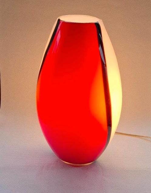 Vintage Empori Eglo Tafellamp, Huis en Inrichting, Lampen | Tafellampen, Zo goed als nieuw, Minder dan 50 cm, Glas, Ophalen of Verzenden