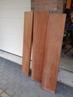 3 hardhouten vensterbanken, Doe-het-zelf en Verbouw, Hout en Planken, Ophalen, Gebruikt, 25 tot 50 mm, Overige typen