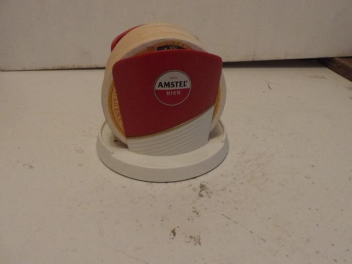 Amstel viltjeshouder + viltjes (nr.2), Verzamelen, Biermerken, Nieuw, Viltje(s), Amstel, Ophalen of Verzenden